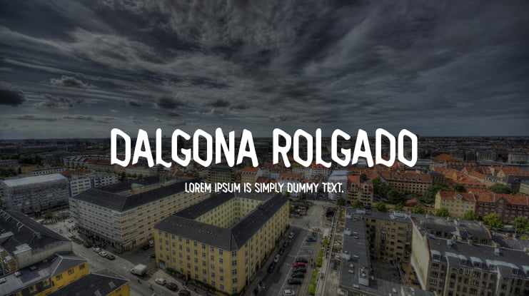 Dalgona Rolgado Font Family