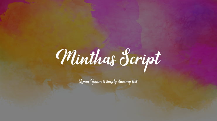 Minthas Script Font