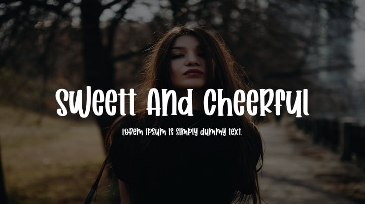 Sweett And Cheerful Font