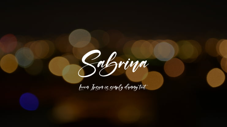 Sabrina Font