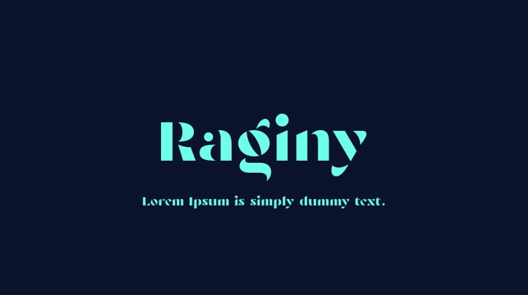 Raginy Font