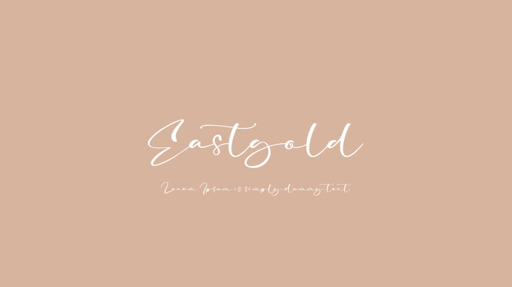 Eastgold Font