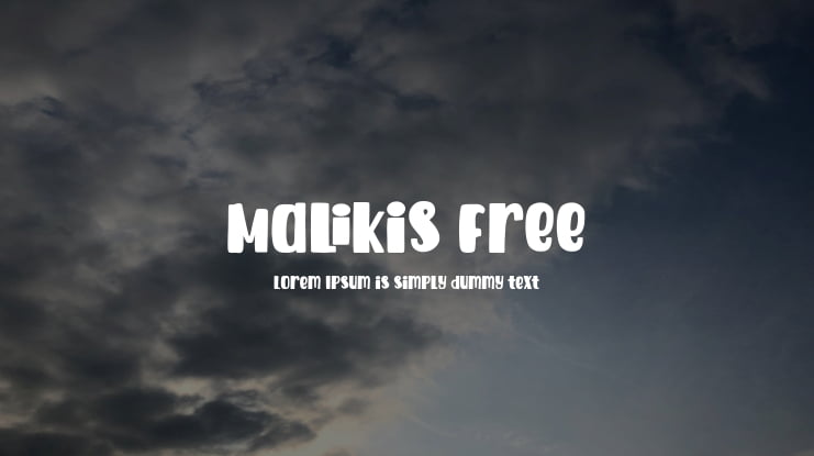 Malikis Free Font