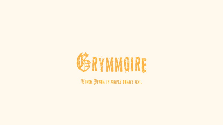 Grymmoire Font