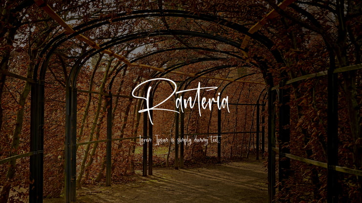 Ranteria Font