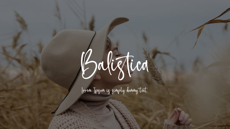 Balistica Font