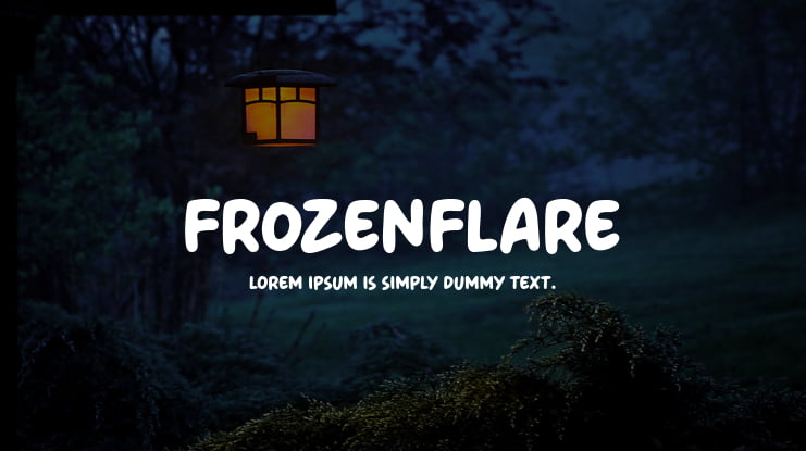 Frozenflare Font