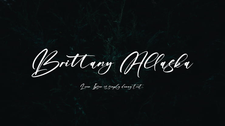 Brittany Allaska Font