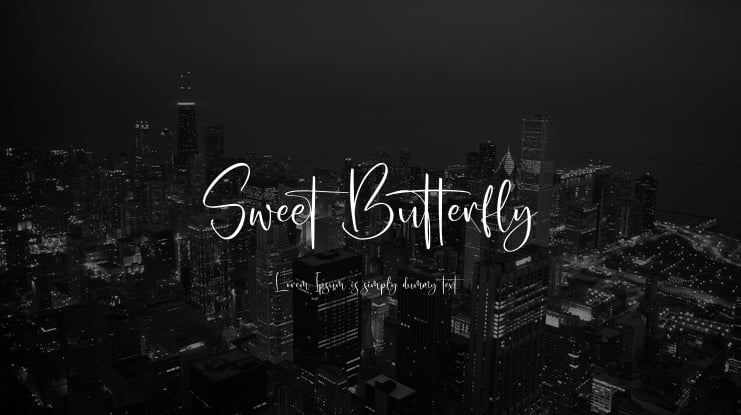 Sweet Butterfly Font