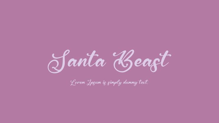 Santa Beast Font