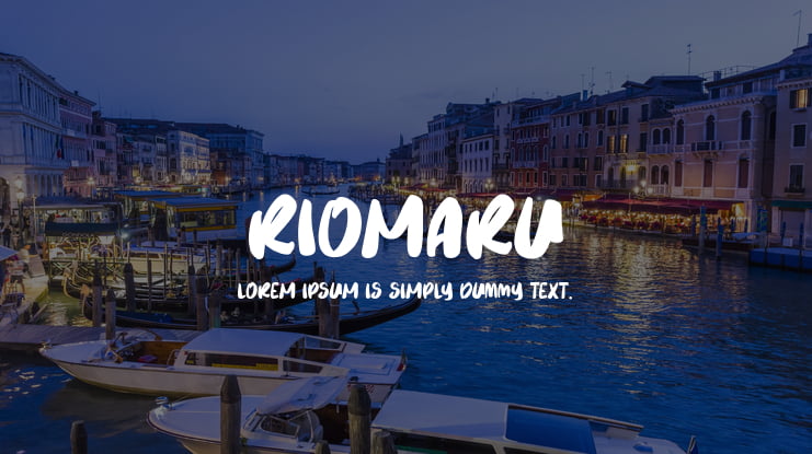 Riomaru Font