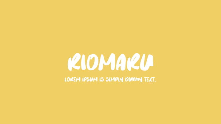 Riomaru Font