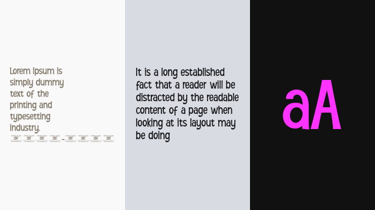 Readzone Font