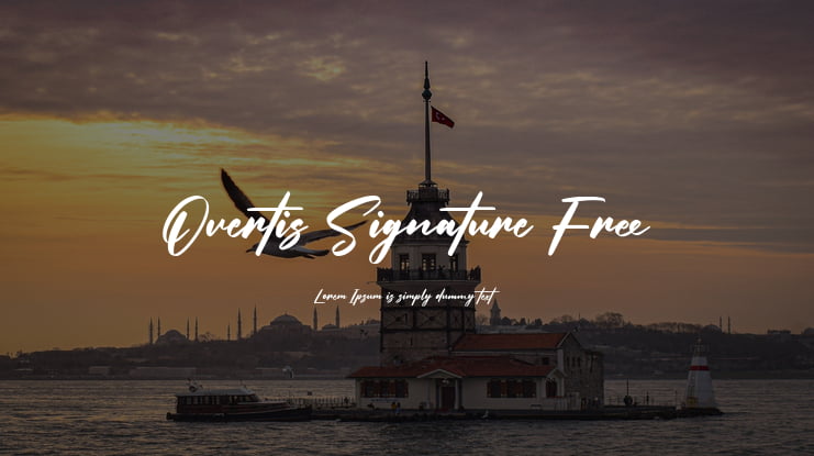 Overtis Signature Free Font