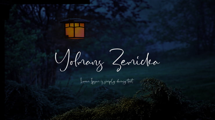 Yolmans Zemicka Font