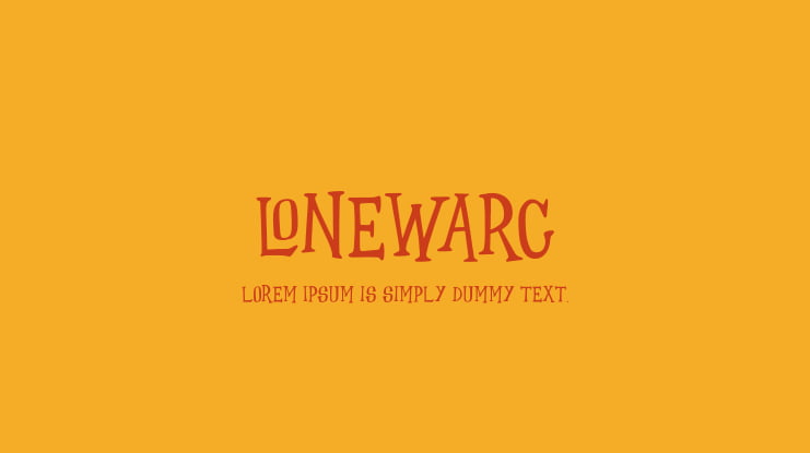 LONEWARC Font