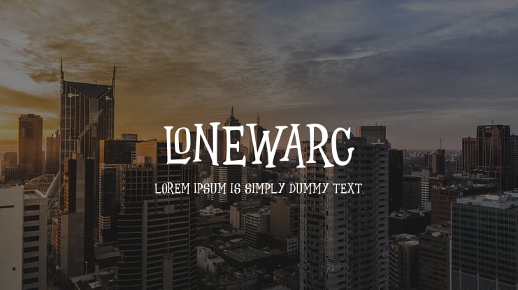 LONEWARC Font