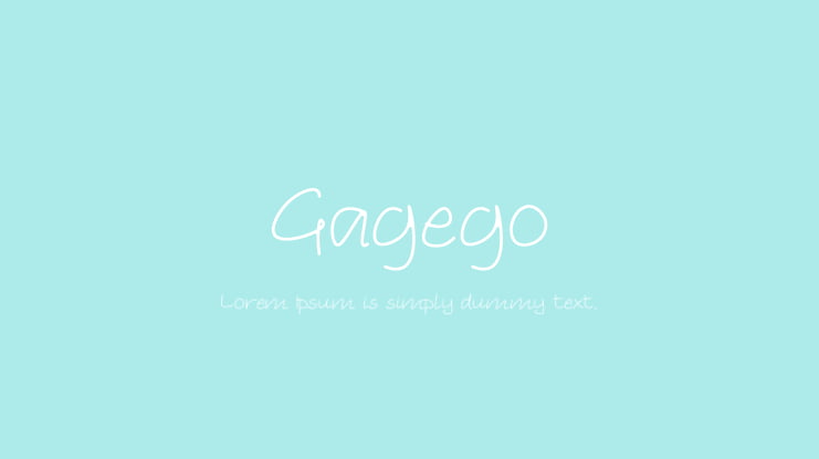 Gagego Font