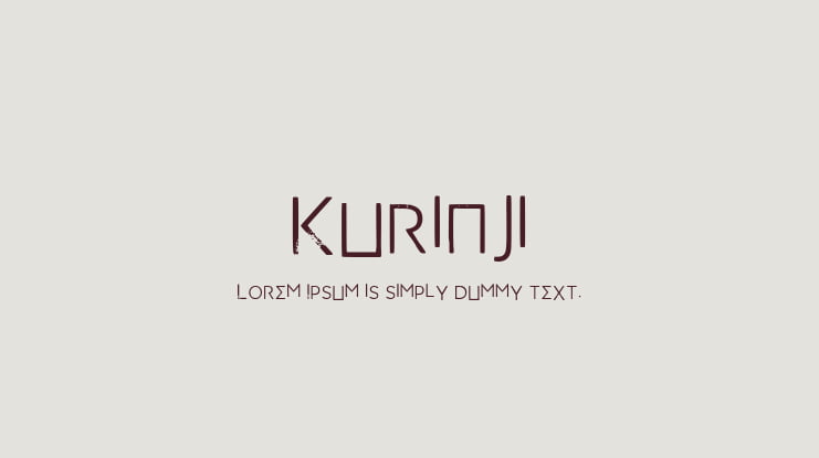 Kurinji Font