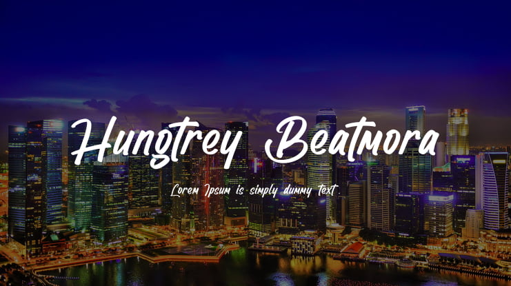 Hungtrey Beatmora Font