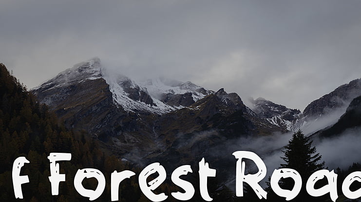 f Forest Road Font