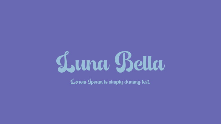 Luna Bella Font