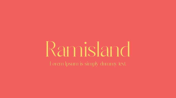 Ramisland Font