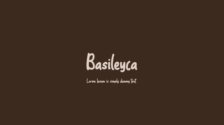 Basileyca Font