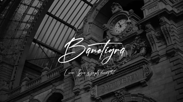 Banetigra Font