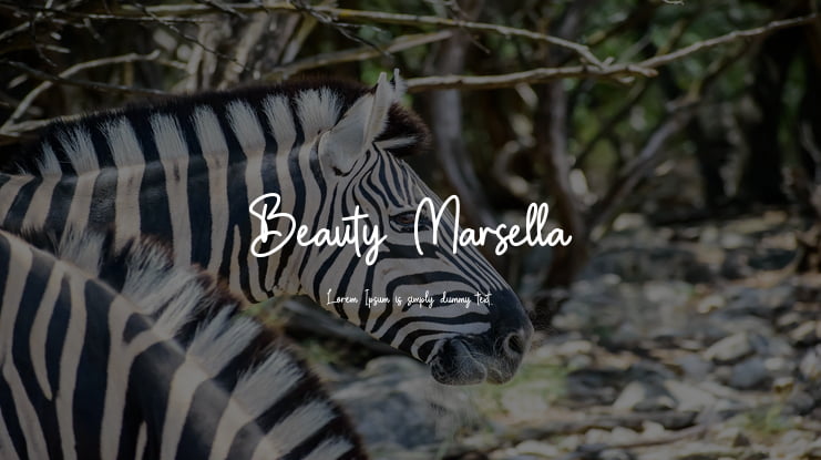 Beauty Marsella Font