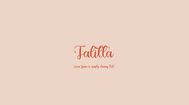 Talitta Font