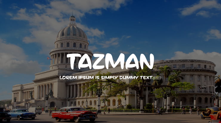 Tazman Font