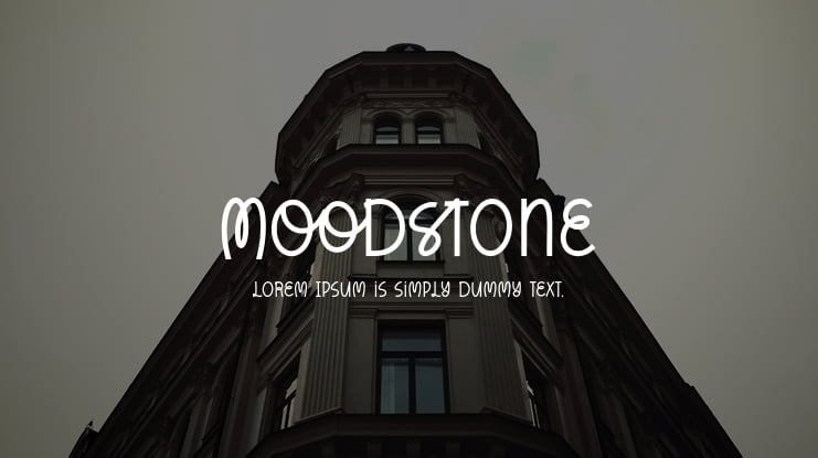 Moodstone Font