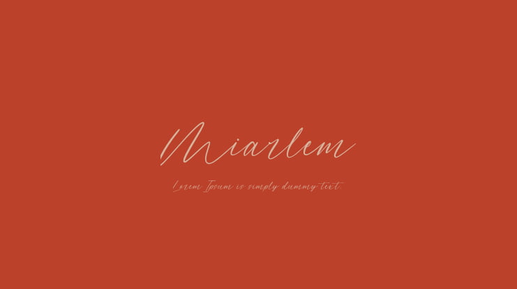 Miarlem Font