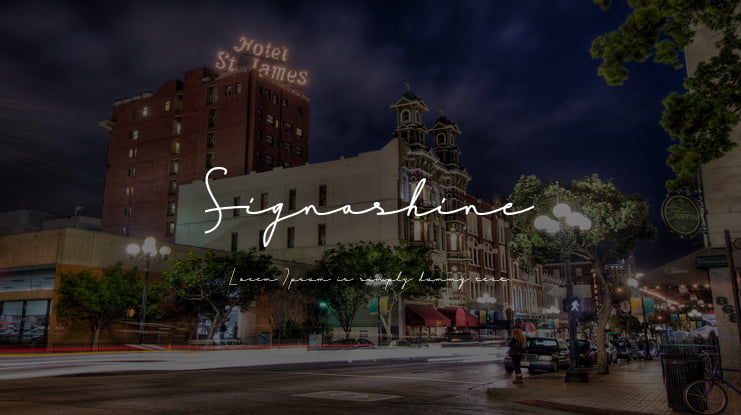 Signashine Font