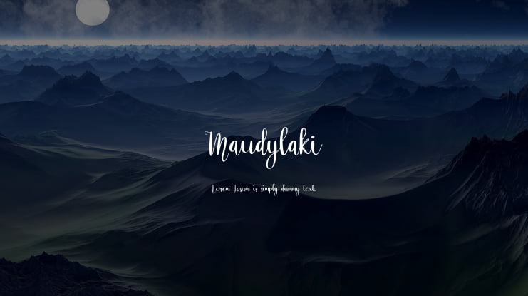 Maudylaki Font