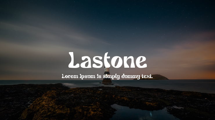 Lastone Font