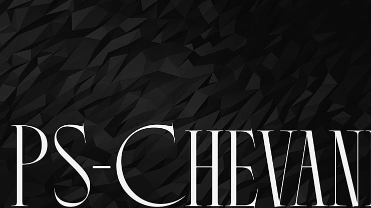 PS-Chevani Font