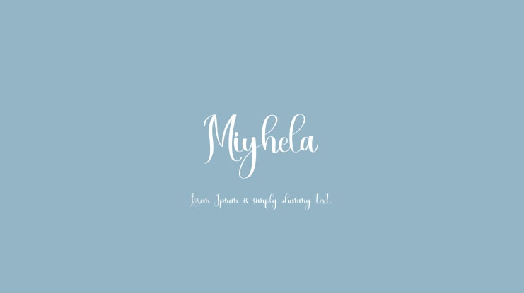 Miyhela Font