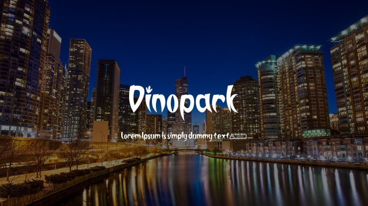 Dinopark Font