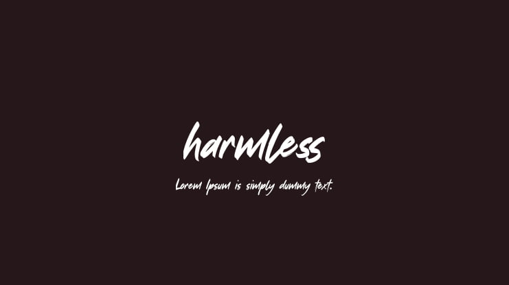 harmless Font