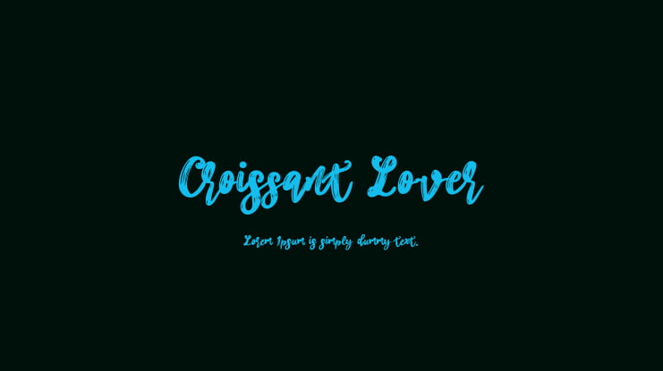 Croissant Lover Font