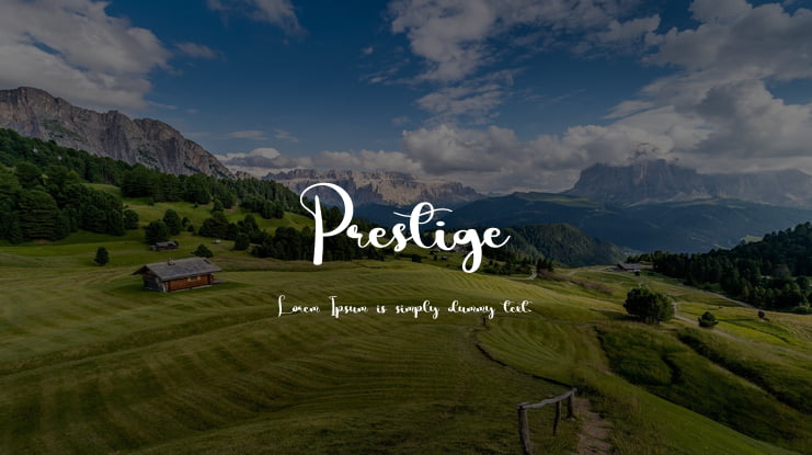 Prestige Font