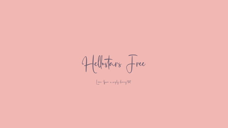 Hellostars Free Font