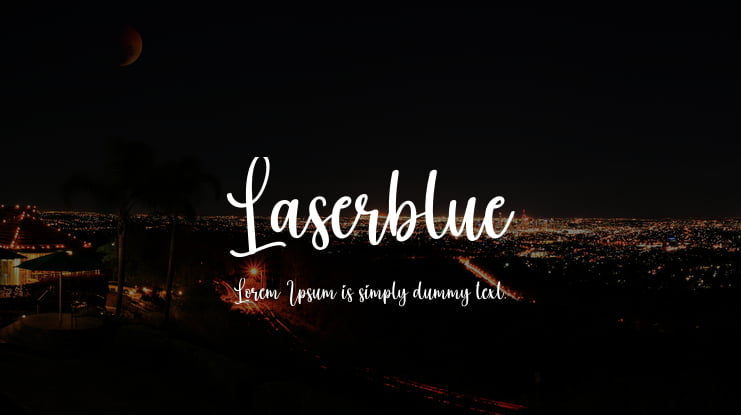 Laserblue Font