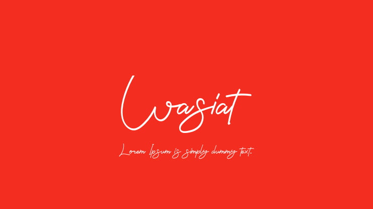 Wasiat Font