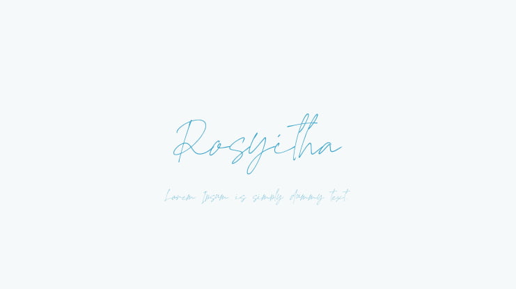 Rosyitha Font