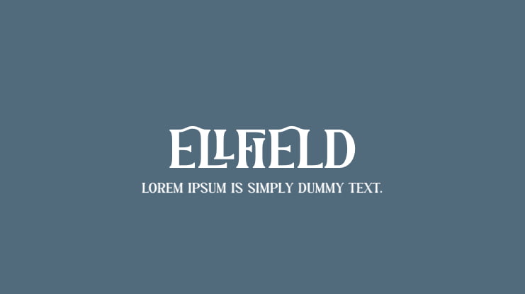 ELLFIELD Font