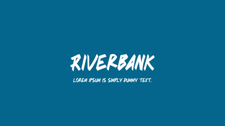 Riverbank Font