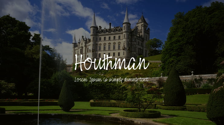 Houthman Font Family